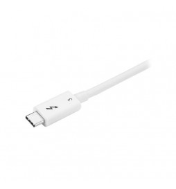 StarTech.com - Cable de 0,5m Thunderbolt 3 Blanco - Cable Compatible con USB-C y DisplayPort - USB Tipo C - Imagen 1