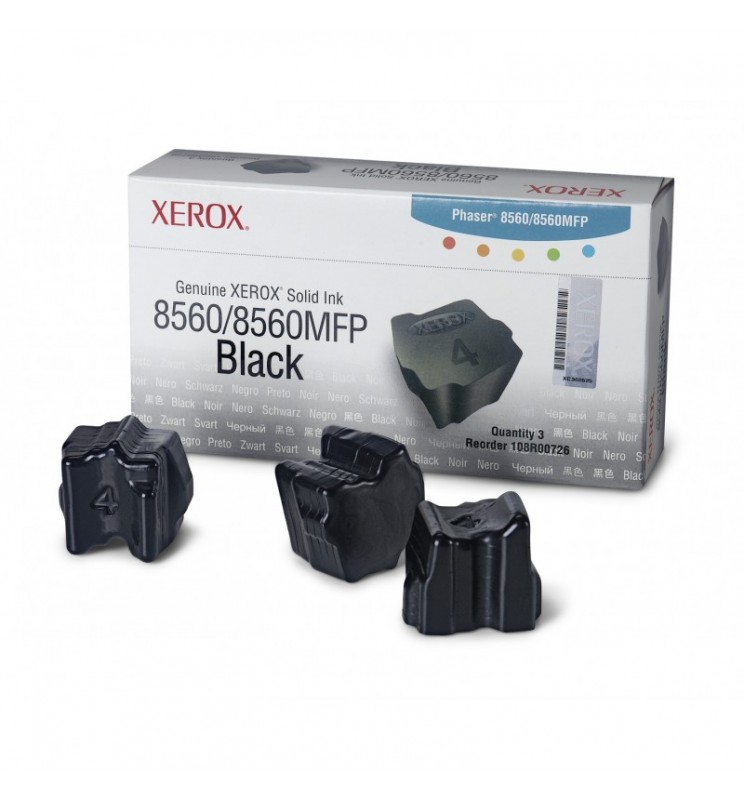 Xerox - Tinta Sólida Negra Genuina 8560MFP/8560 (3.400 páginas) - Imagen 1