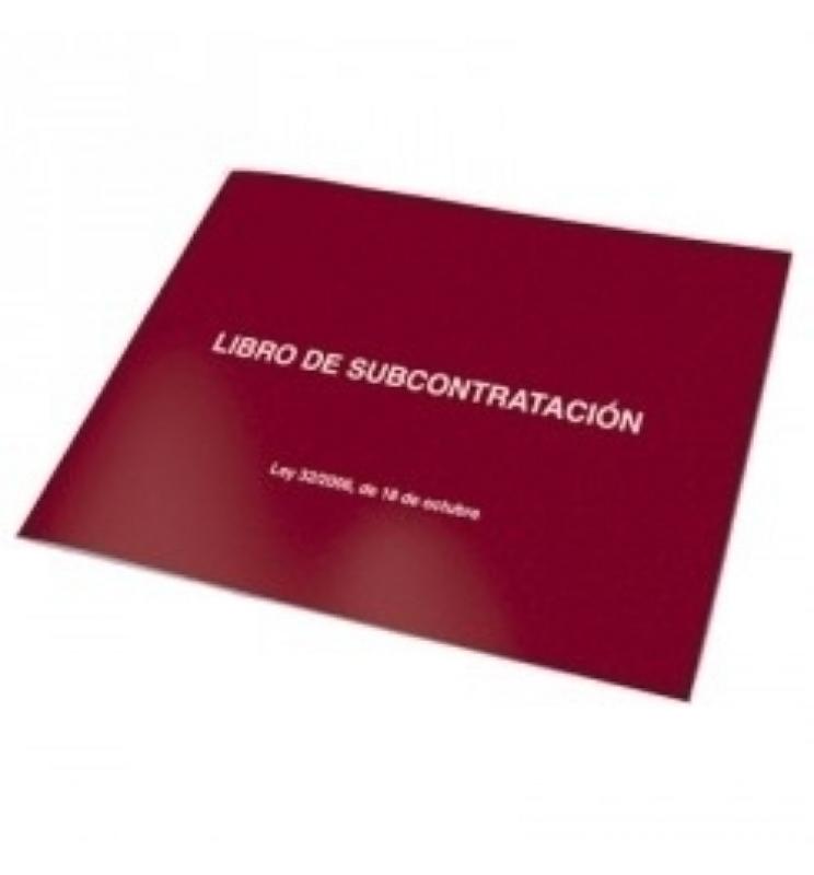 LIBRO SUBCONTRATACION DOHE (NUEVO) A4 APAISADO 10H CASTELLANO - Imagen 1