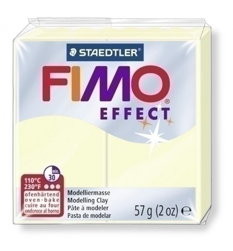 PASTA MODELAR FIMO EFFECT FOSFORESCENTE 57 GR. - Imagen 1