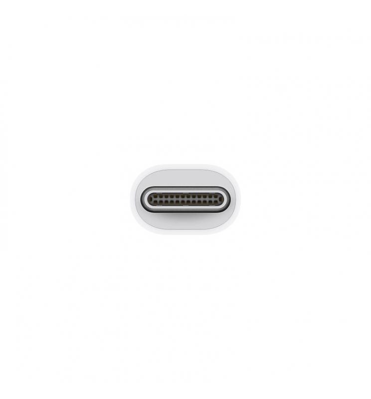 Apple - MMEL2ZM/A cambiador de género para cable Thunderbolt 3 (USB-C) Thunderbolt 2 Blanco - Imagen 1