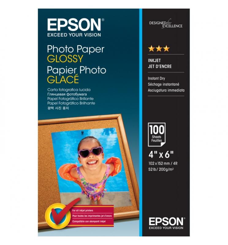 Epson - Photo Paper Glossy - 10x15cm - 100 Hojas - Imagen 1