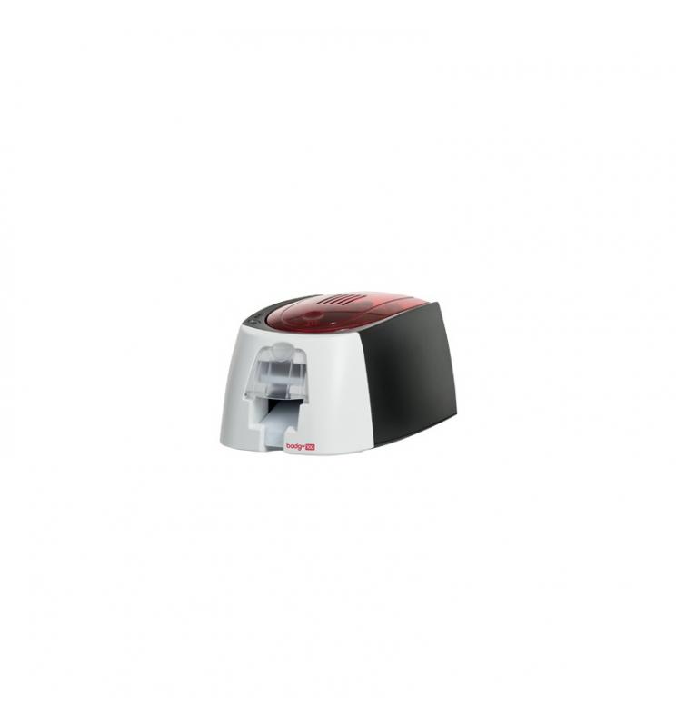 Evolis - Badgy 100 impresora de tarjeta plástica Pintar por sublimación/Transferencia térmica Color 260 x 300 DPI - Imagen 1