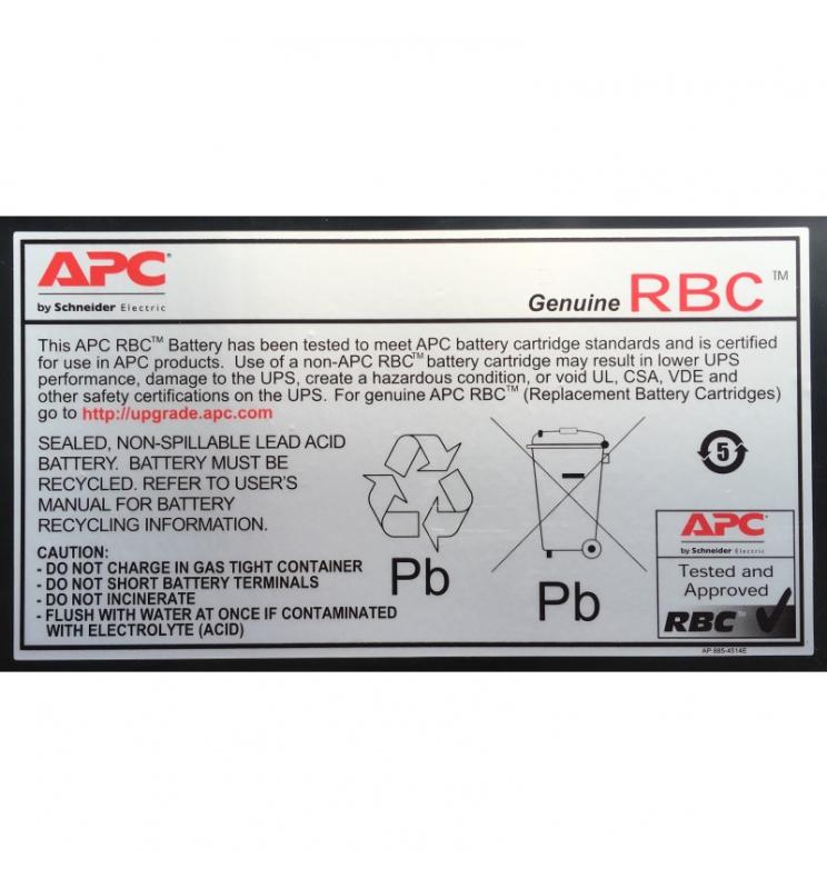 APC - RBC117 batería para sistema ups Sealed Lead Acid (VRLA) 120 V - Imagen 1