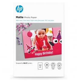HP - Papel fotográfico mate : 25 hojas/10 x 15 cm - Imagen 3