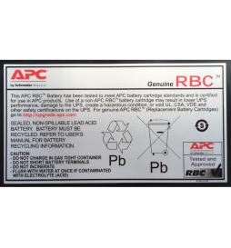 APC - Replacement Battery Cartridge 11 Sealed Lead Acid (VRLA) - Imagen 1