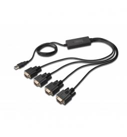 Digitus - Cable ® USB 2.0 a 4 RS232 - Imagen 3