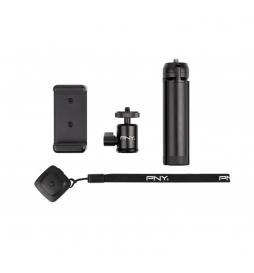 PNY - P-T-BTRI001K-RB tripode Smartphone/Cámara de acción 3 pata(s) Negro - Imagen 3
