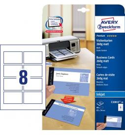 Avery - C32015-10 tarjeta de visita Inyección de tinta Papel 80 pieza(s) - Imagen 4