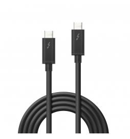 Lindy - 41556 cable Thunderbolt 1 m 20 Gbit/s Negro - Imagen 1