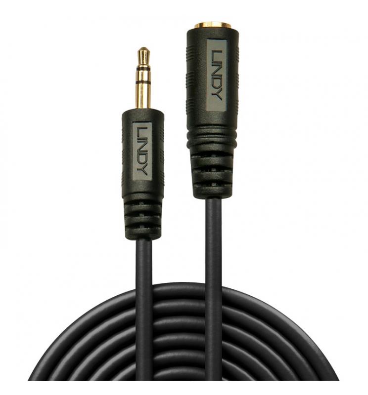 Lindy - 35656 cable de audio 10 m 3,5mm Negro - Imagen 1