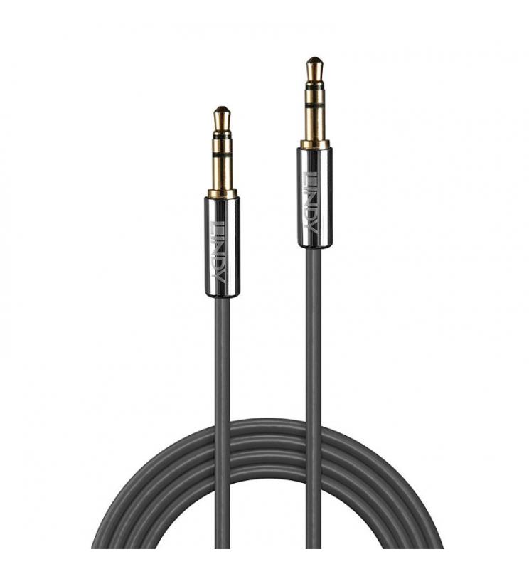 Lindy - 35322 cable de audio 2 m 3,5mm Antracita - Imagen 1