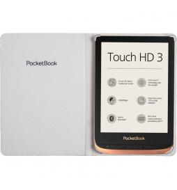 PocketBook - HPUC-632-WG-F funda para libro electrónico 15,2 cm (6") Negro, Blanco