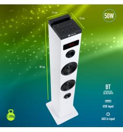 NGS - SKY CHARM Microcadena de música para uso doméstico 50 W Blanco