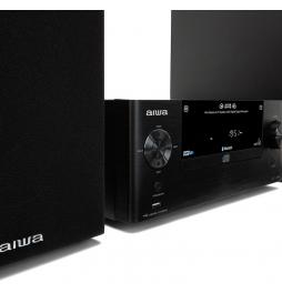 Aiwa - MSBTU-500 sistema de audio para el hogar Microcadena de música para uso doméstico 50 W Negro