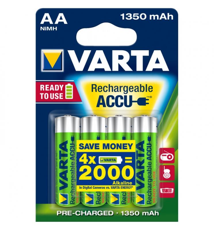 Varta - Ready2Use HR06 1350 mAh Batería recargable AA Níquel-metal hidruro (NiMH)