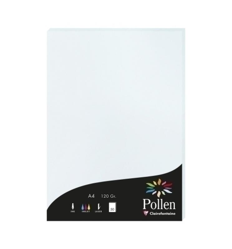 PAPEL CLAIREFONTAINE POLLEN A4 120g 50h AZUL