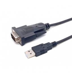 Equip - 133391 cable de serie Negro 1,5 m USB tipo A DB-9