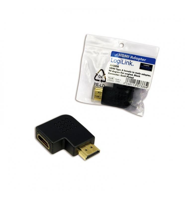 LogiLink - AH0008 cambiador de género para cable HDMI Negro