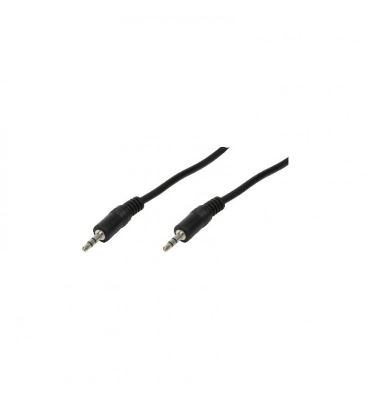LogiLink - 3.5mm - 3.5mm, 5m cable de audio 3,5mm Negro