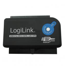 LogiLink - AU0028A cambiador de género para cable USB 3.0 IDE / SATA Negro