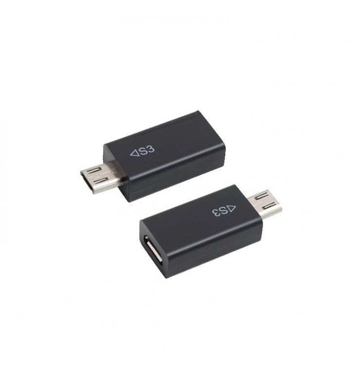 LogiLink - UA0183 cambiador de género para cable Micro USB 11-p Micro USB 5-p Negro