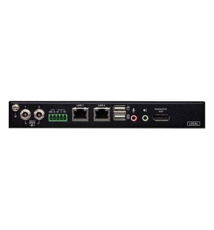 ATEN - 1 switch KVM a través de IP DisplayPort 4K de un solo puerto para acceso a recurso compartido local/remoto