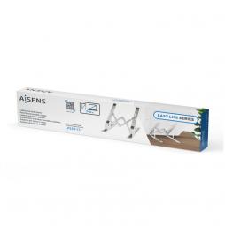 AISENS - Soporte de Sobremesa Ajustable para Portatil / Tablet, Plata - LPS3M-177