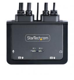 StarTech.com - C2-D46-UAC-CBL-KVM interruptor KVM Negro