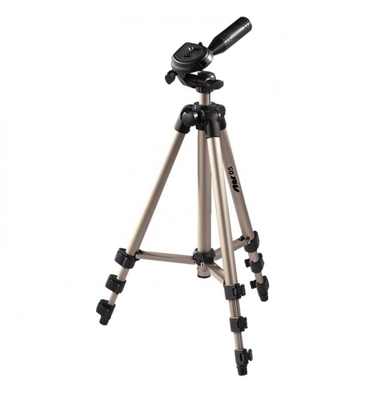 Hama - / Trípode para cámaras réflex, trípode extensible 106.5 cm, aluminio, cabeza 3D, soporte para cámaras de fotos estable, c