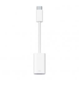 Apple - MUQX3ZM/A cambiador de género para cable USB Type-C Lightning Blanco