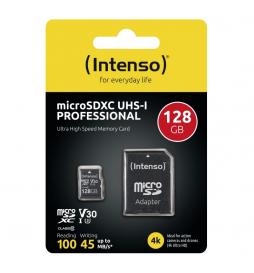 Intenso - microSDXC 128GB Class 10 UHS-I Professional - Extended Capacity SD (MicroSDHC) Clase 10