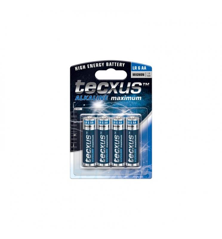 Tecxus - LR6 4-BL Batería de un solo uso AA Alcalino