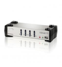 ATEN - Switch KVMP™ VGA/Audio PS/2-USB de 4 puertos con OSD