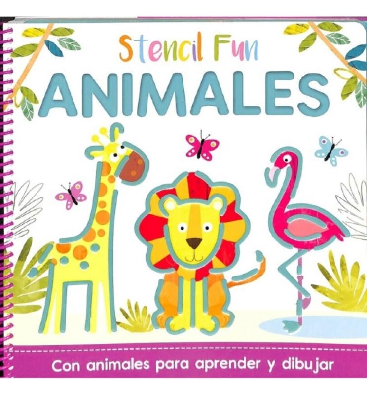STENCIL FUN IGLOO MANOLITO BOOKS ANIMALES PARA APRENDER A DIBUJAR