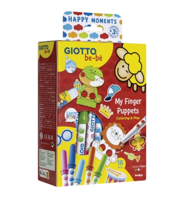 SET JUEGO GIOTTO BE-BE HAPPY MOMENTS MY FINGER PUPPETS