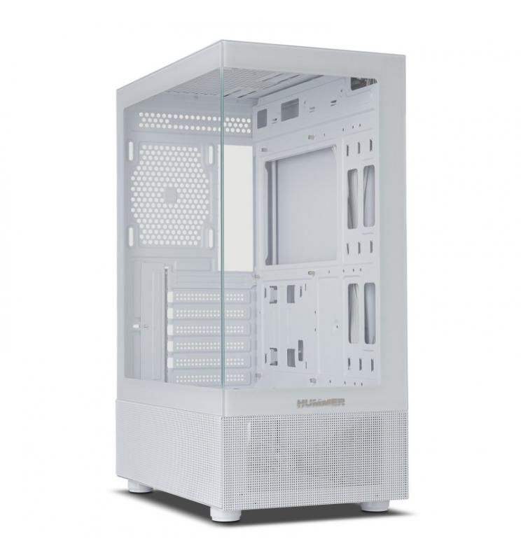 NOX - NXHUMMERVSNWH carcasa de ordenador Midi Tower Blanco