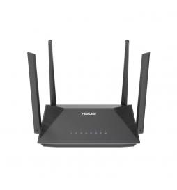 ASUS - RT-AX52 AX1800 AiMesh router inalámbrico Gigabit Ethernet Doble banda (2,4 GHz / 5 GHz) Negro