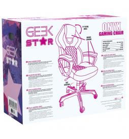 Konix - Drakkar 78441116841 silla para videojuegos Silla para videojuegos de PC Asiento acolchado Negro, Rosa