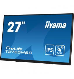 iiyama - ProLite T2755MSC-B1 pantalla para PC 68,6 cm (27") 1920 x 1080 Pixeles Full HD LED Pantalla táctil Mesa Negro