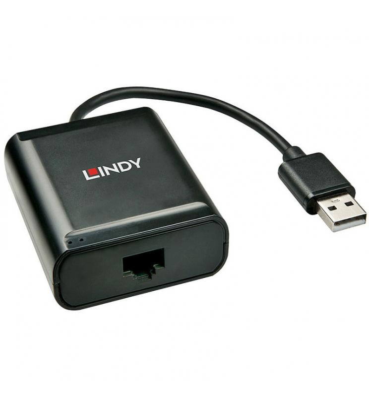 Lindy - 42679 hub de interfaz USB 2.0 Negro