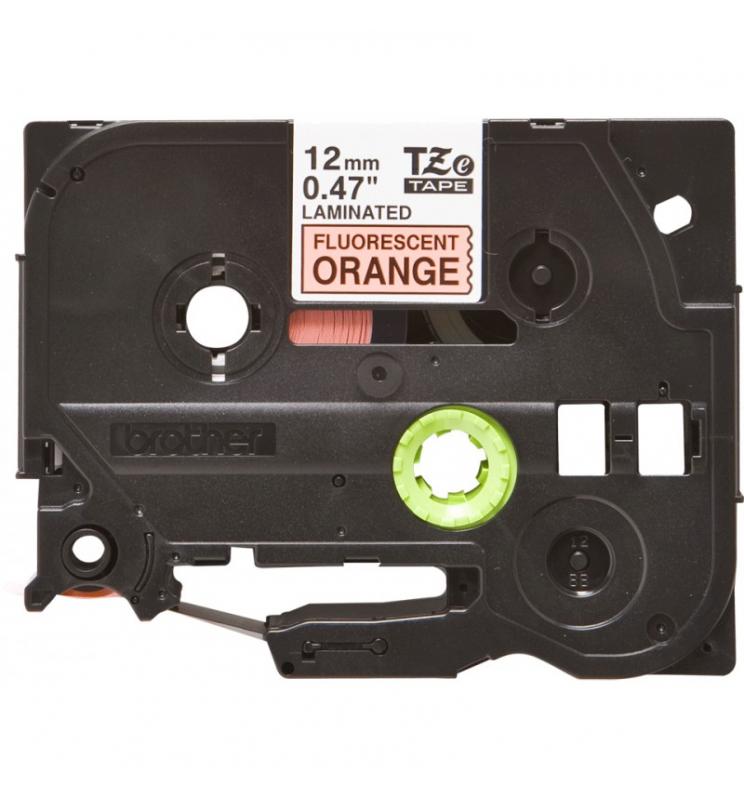 Brother - TZE-B31 cinta para impresora de etiquetas Negro sobre naranja fluorescente