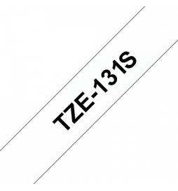 Brother - TZE131S cinta para impresora de etiquetas Negro sobre transparente TZe - TZE-131S