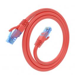 AISENS - Cable De Red Latiguillo RJ45 Cat.6 UTP AWG26 CCA, Rojo, 0.5 m