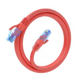 AISENS - Cable De Red Latiguillo RJ45 Cat.6 UTP AWG26 CCA, Rojo, 1.0 m