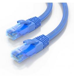 AISENS - Cable De Red Latiguillo RJ45 Cat.6 UTP AWG26 CCA, Azul, 0.75 m