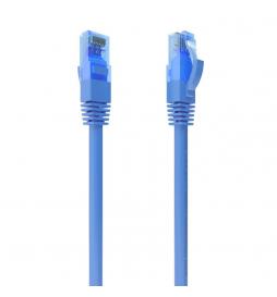 AISENS - Cable De Red Latiguillo RJ45 Cat.6 UTP AWG26 CCA, Azul, 3.0 m