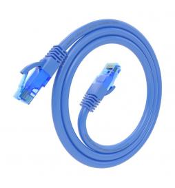AISENS - Cable De Red Latiguillo RJ45 Cat.6 UTP AWG26 CCA, Azul, 0.5 m