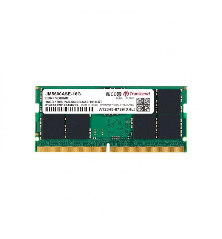 Transcend - JetRam JM5600ASE-16G módulo de memoria 16 GB 1 x 16 GB DDR5 5600 MHz