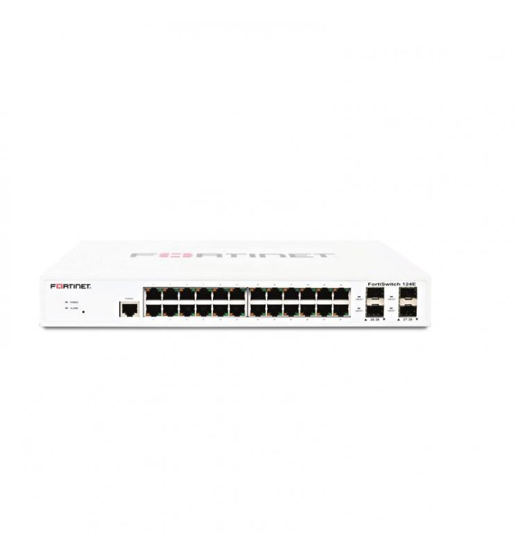 Fortinet - FortiSwitch 124E Gestionado L2 Gigabit Ethernet (10/100/1000) 1U Blanco